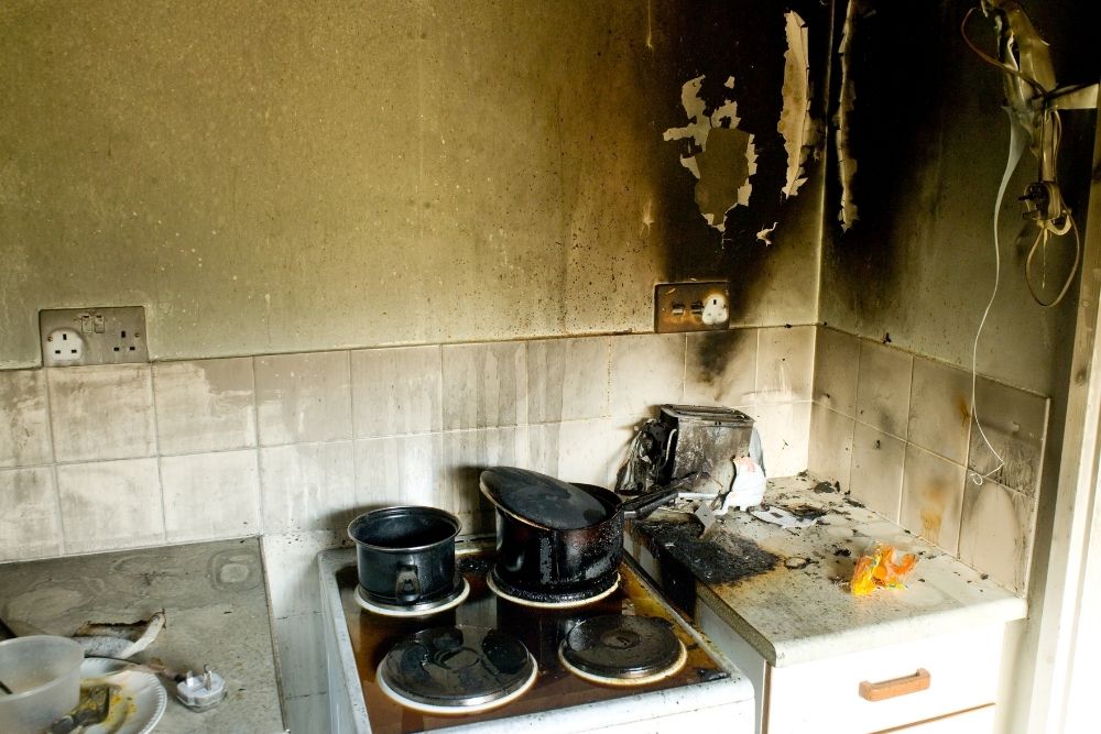 Kitchen Fire Restoration