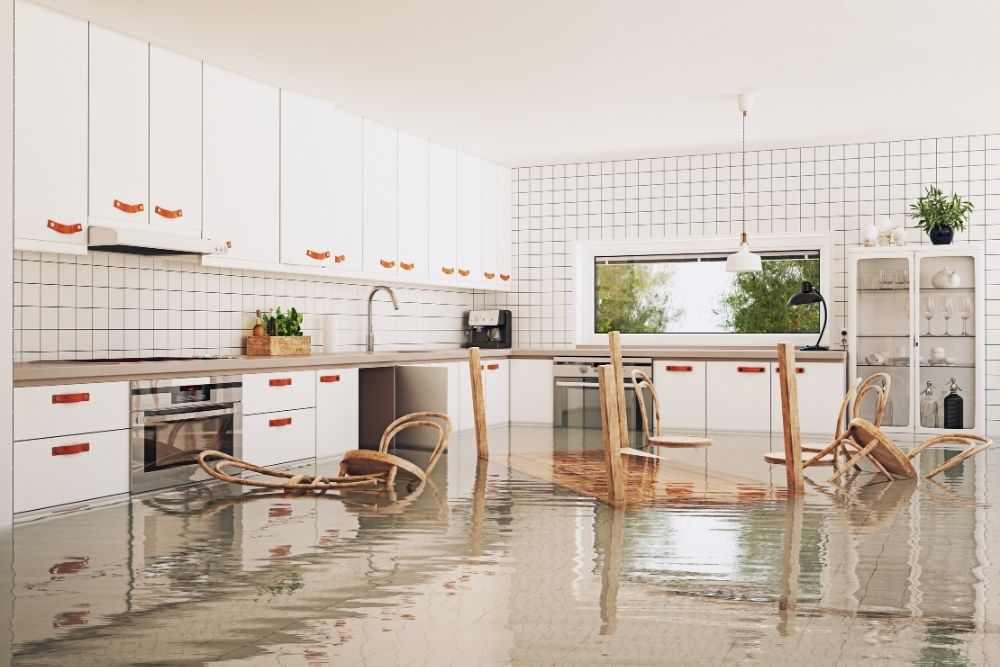 Kitchen Water Damage